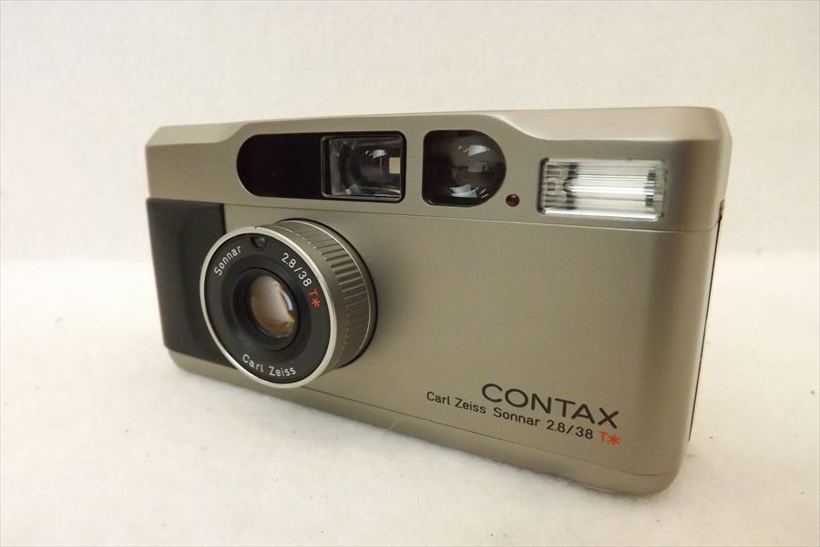 ▼ CONTAX コンタックス T2 コンパクトカメラ 取扱説明書有り 元箱付き ソフトケース付き 中古 220705A1068_画像2