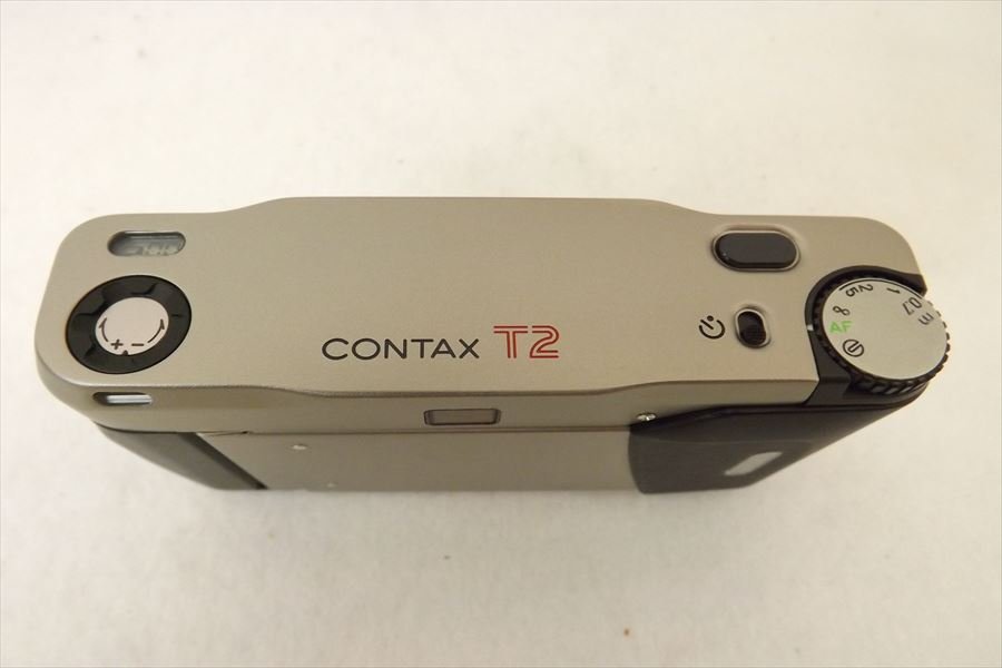 ▼ CONTAX コンタックス T2 コンパクトカメラ 取扱説明書有り 元箱付き ソフトケース付き 中古 220705A1068_画像4