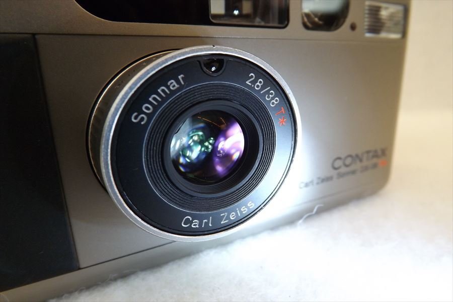 ▼ CONTAX コンタックス T2 コンパクトカメラ 取扱説明書有り 元箱付き ソフトケース付き 中古 220705A1068_画像10