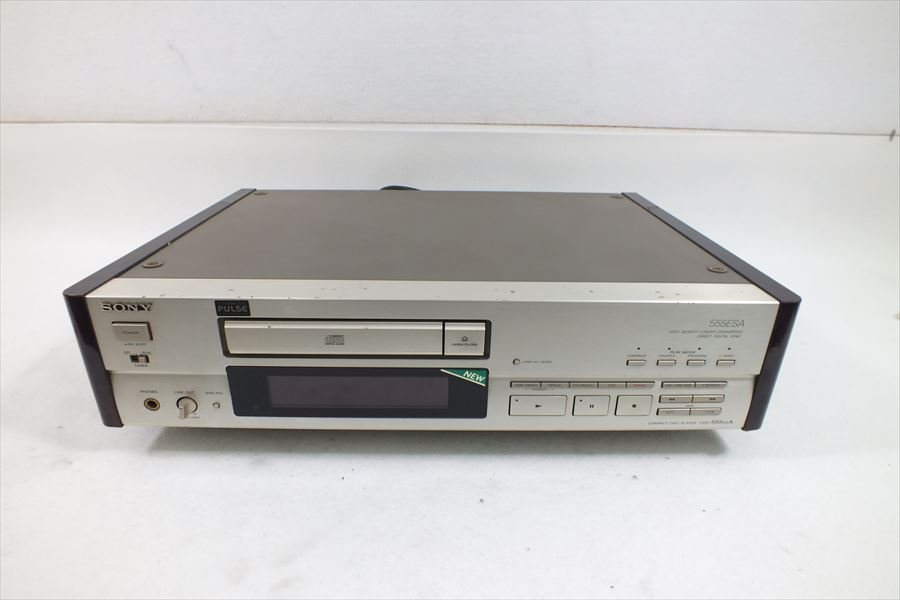 □ SONY ソニー CDP-555ESA CDプレーヤ 音出し確認済 現状品