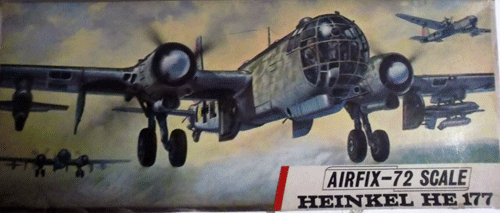 AIRFIX/1/72/ドイツ空軍ハインケルHe-177グライフ四発爆撃機(見た目は双発)/未組立品_画像1