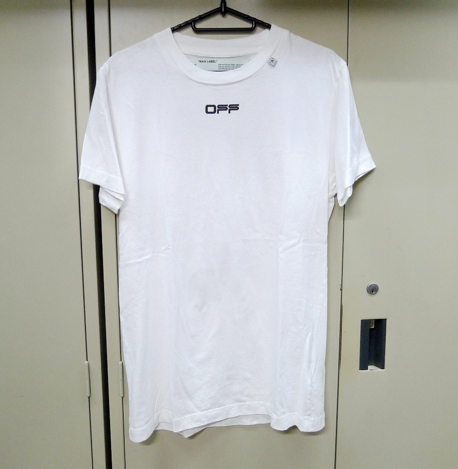 ★OFFWhite／オフホワイト MAIN LABEL CARAVAGGIO T-SHIRT カラヴァッジオ Tシャツ サイズXS ホワイト