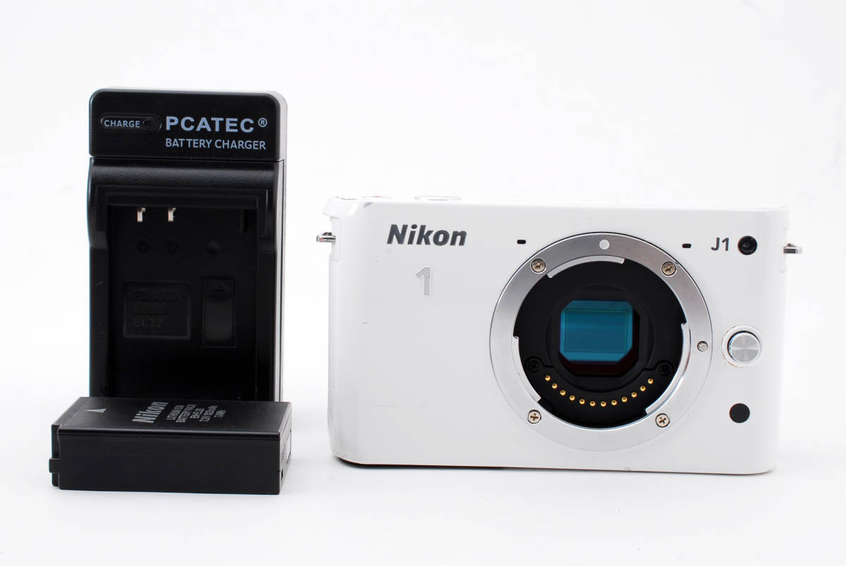 高級品市場 Nikon 1 #1028244 ホワイトカラー J1 ニコン