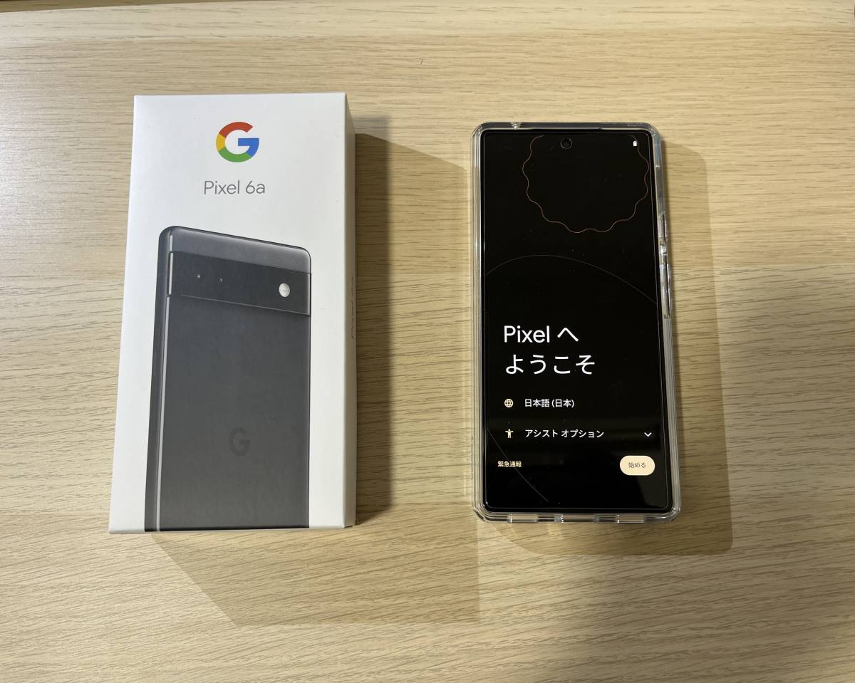 美品 Google Pixel6a Chacoal 128G おまけ付き-