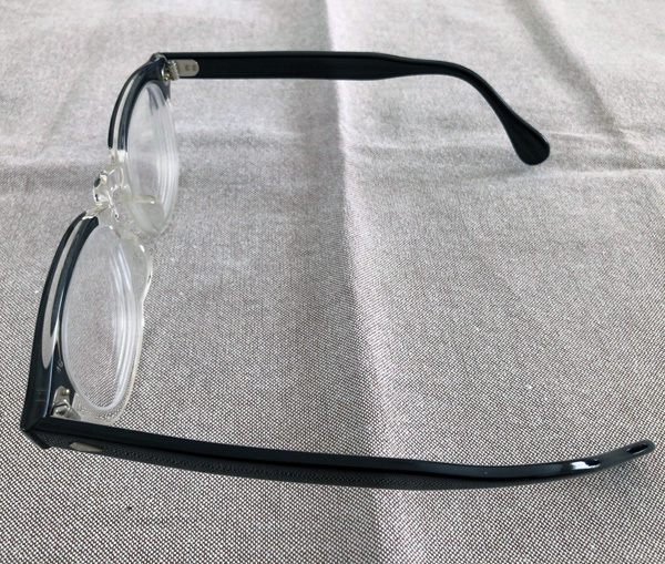 JULIUS TART OPTICAL AR/44-22/BlackWoodClear/アーネル/ジュリアス