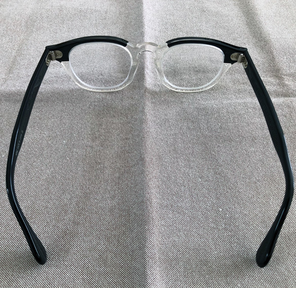 JULIUS TART OPTICAL AR/44-22/BlackWoodClear/アーネル/ジュリアス