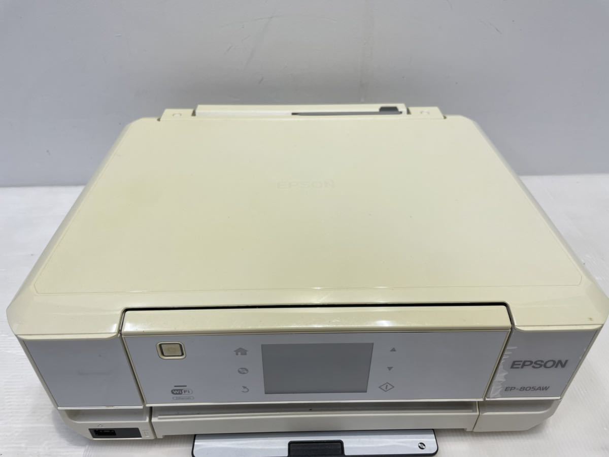 ☆【通電OKジャンク品】EPSON EP-805AW エプソン インクジェットプリンター 部品取りに☆_画像2