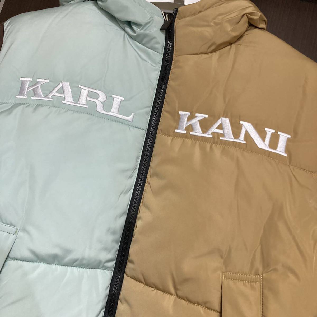 新品カールカナイ KARLKANI レディース 中綿ダウンジャケット Mマルチ