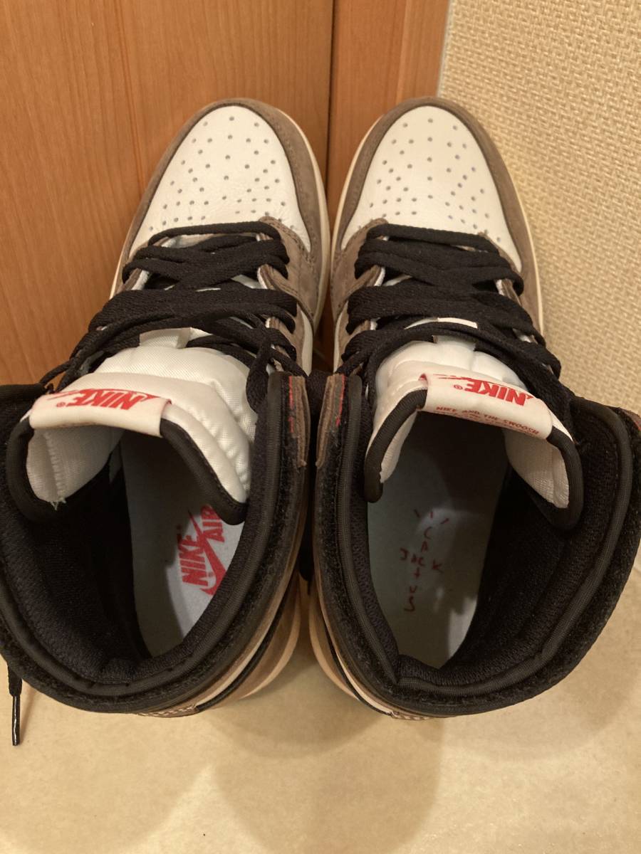 【1円スタート】27.5cm Travis Scott × Nike Air Jordan 1 Retro High OG トラヴィス・スコット ×ナイキ エアジョーダン1 レトロ ハイ OG_画像8