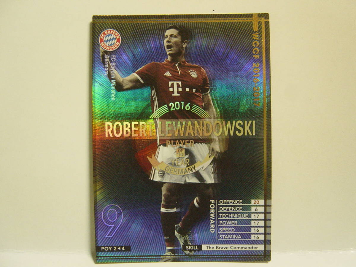 ■ WCCF 2016-2017 POY ロベルト・レバンドフスキ Robert Lewandowski FC Bayern Munich 16-17 Germany Player of the Yearの画像1