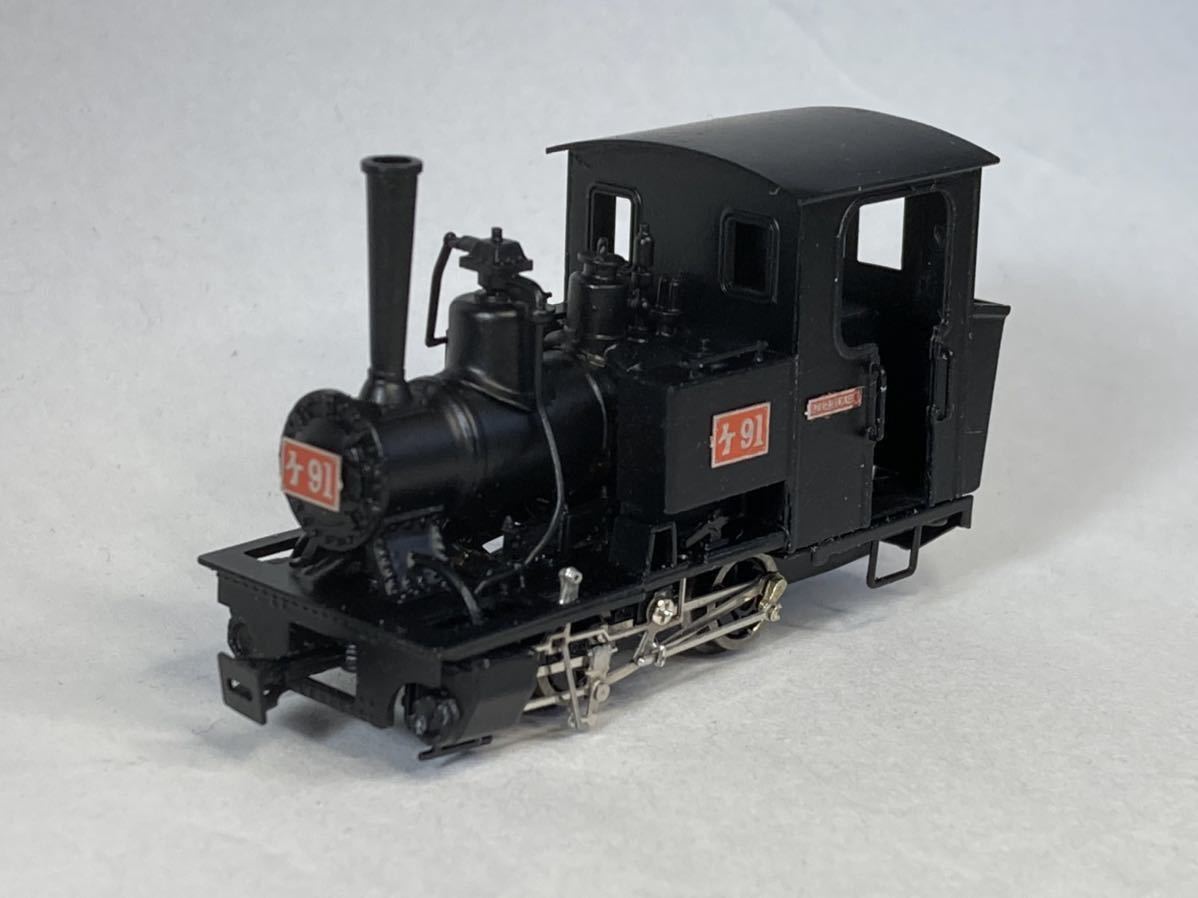 稀少?ワールド工芸HOナロー(1/87・9mm)ケ91雨宮6t機 蒸気機関車キット
