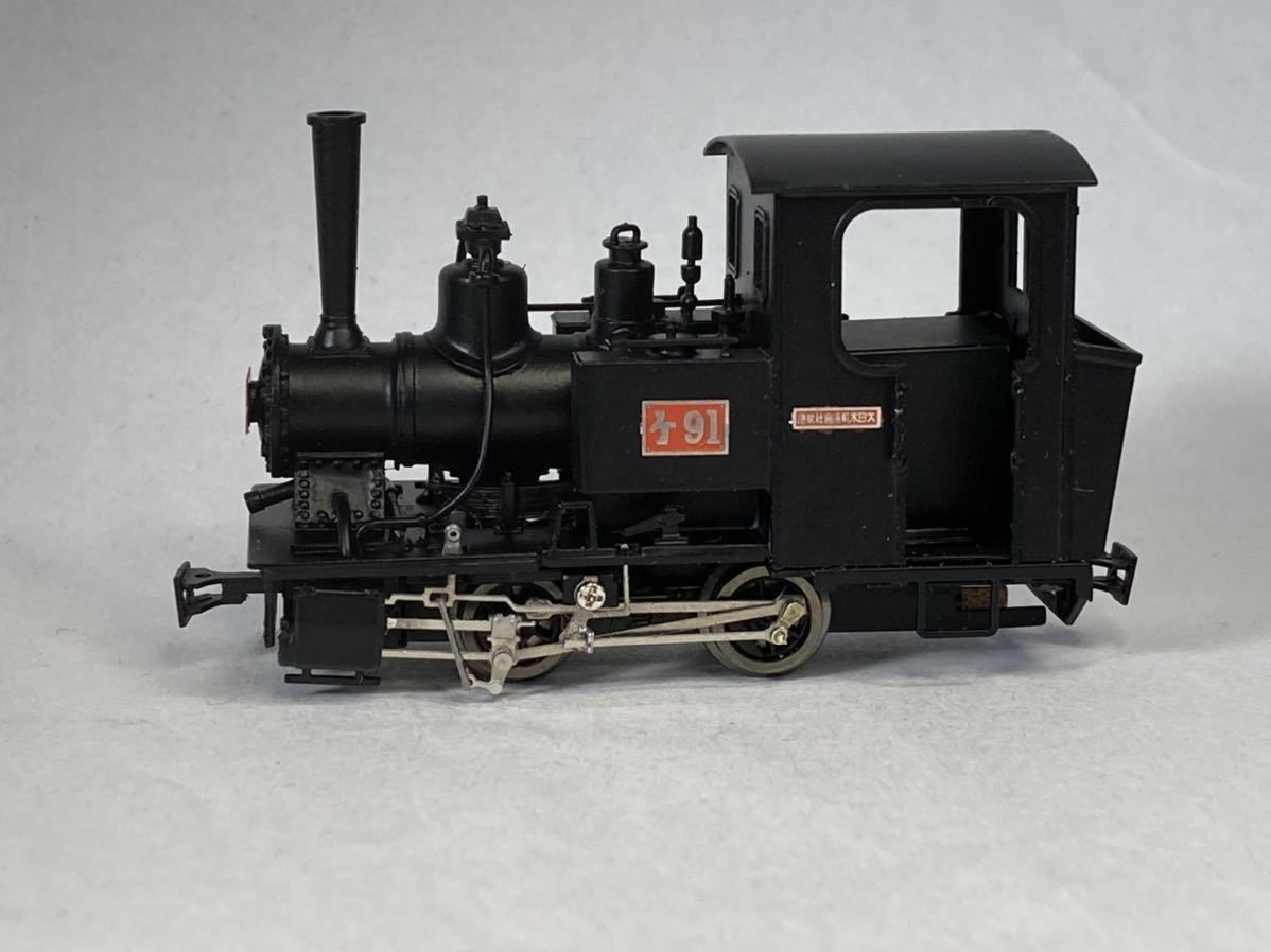 稀少?ワールド工芸HOナロー(1/87・9mm)ケ91雨宮6t機 蒸気機関車キット