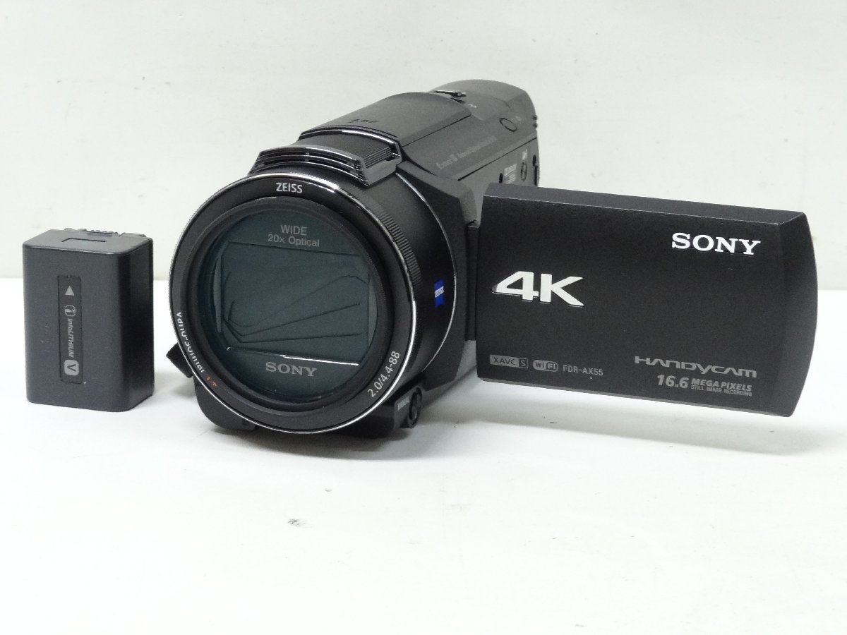SONY ソニー FDR-AX55 4Kハンディカム Handycamの+crystalchambers.co.uk