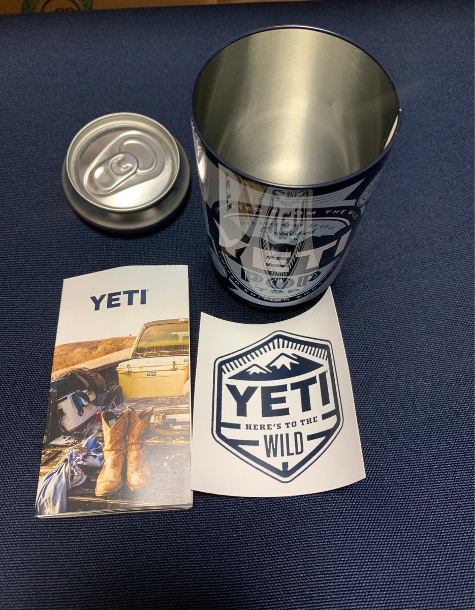 【ステッカー付き】YETI ランブラーコルスター ダミー缶 イエティ 缶クーラー