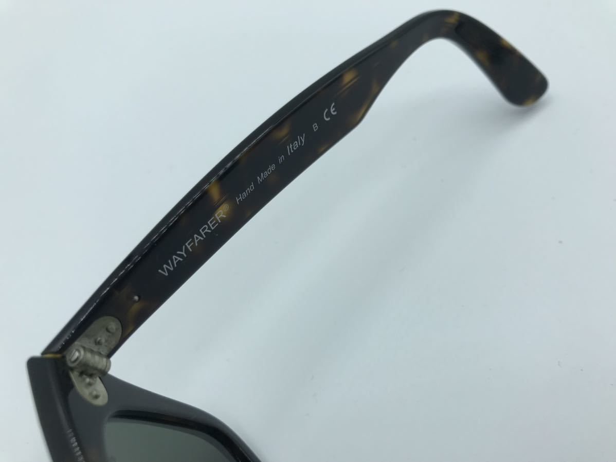 【廃盤】【イタリア製】Ray-Ban サングラス WAYFARER ウェイファーラー RB2140-A 鼈甲調ケース付sw2140br0806_画像4