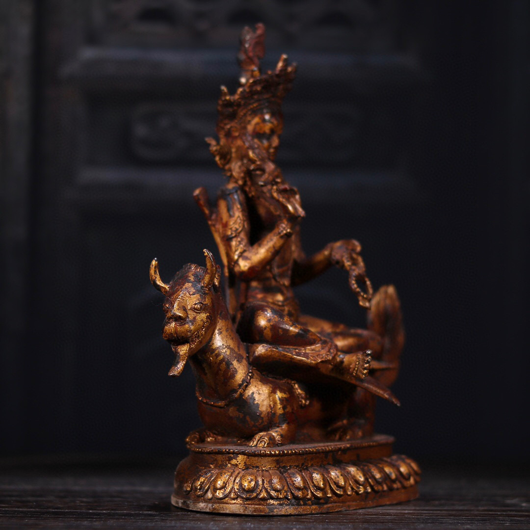 毎週更新 腰掛観音菩薩坐像 銅製 美術品