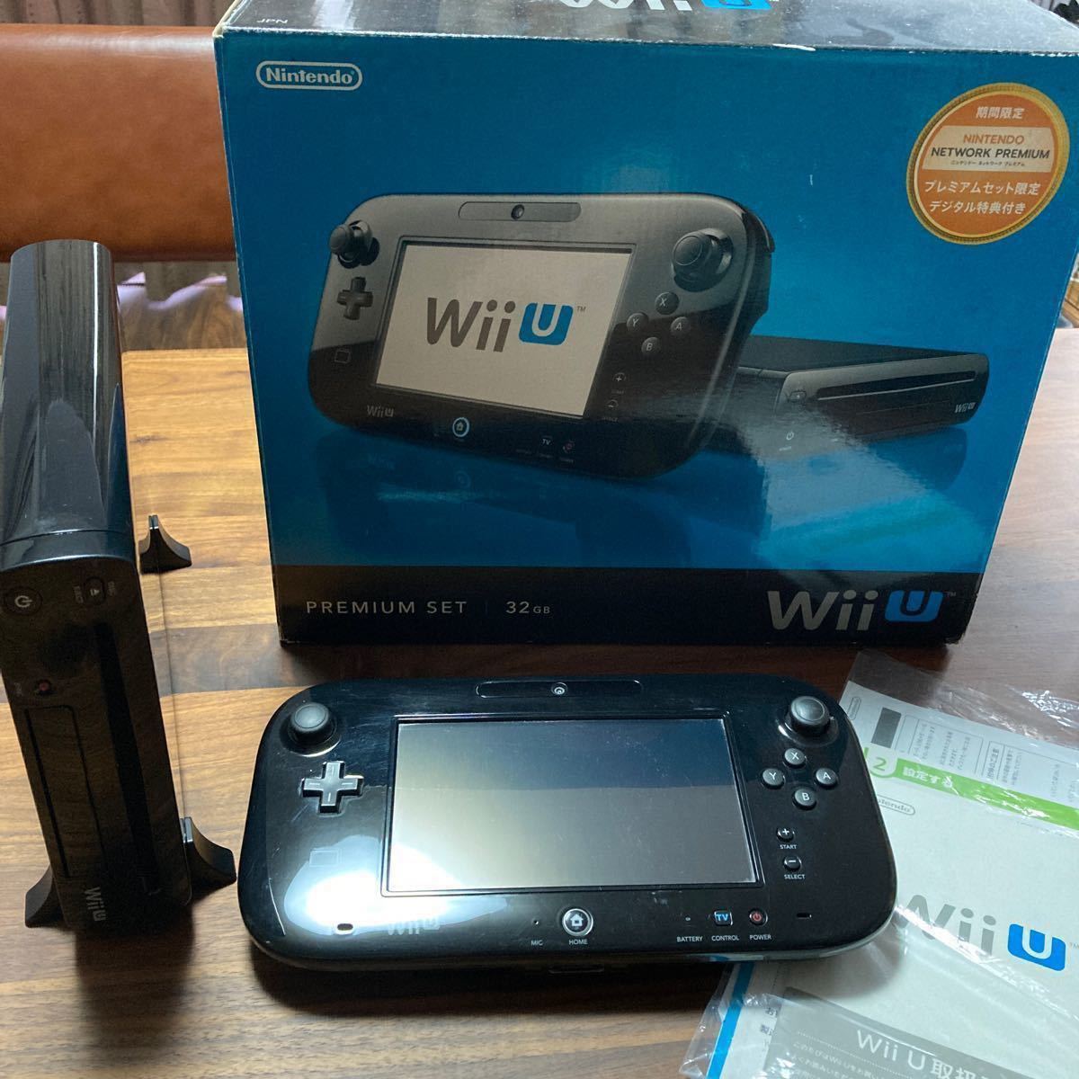 Wii U  Nintendo WiiU premium SET 32GB wii uプロコンwiiUマイク1本ソフト6本セット　