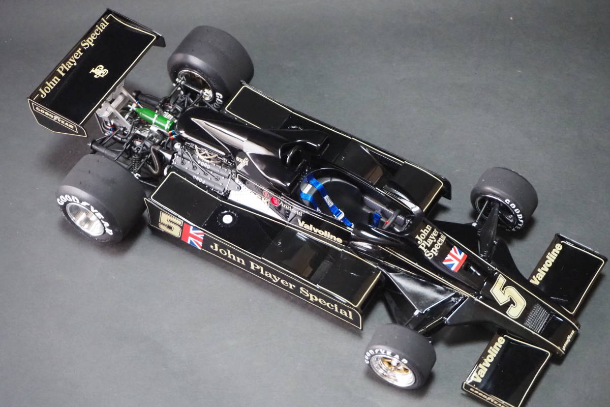 タミヤ 1/12 チーム ロータス 78 J.P.S. Mk.III 改修塗装済完成品