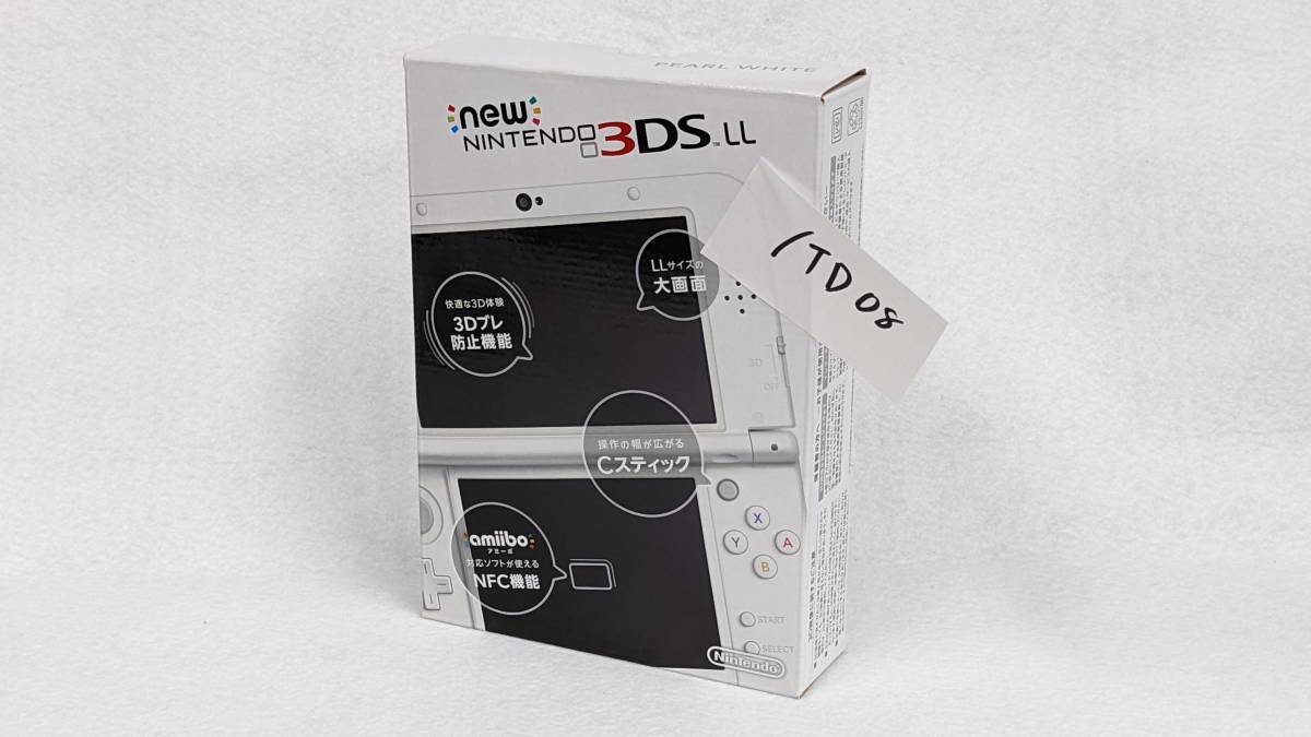 ◎[品!!] 任天堂 newニンテンドー3DS LL パールホワイト /動作確認