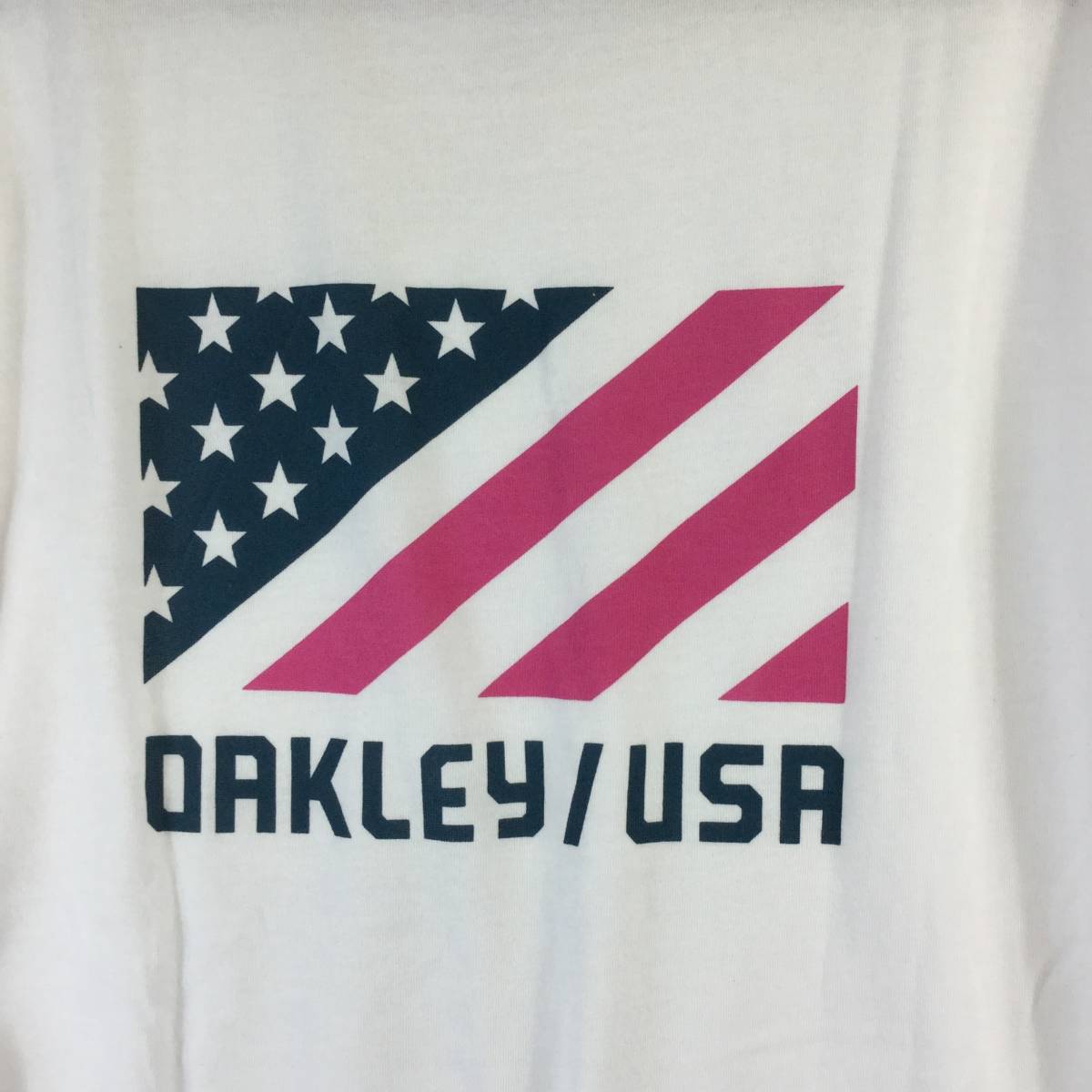 未使用 OAKLEY オークリー Tシャツ Lサイズ 半袖 457171JP ホワイト