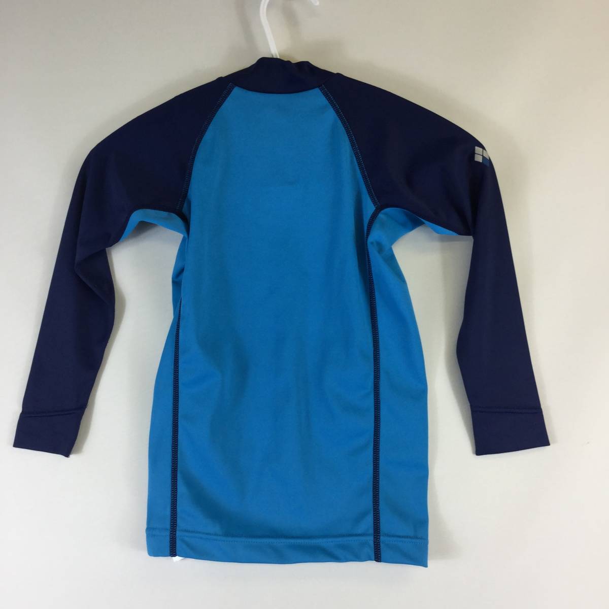  Mont Bell Mont-bell aqua корпус полный Zip рубашка Kid\'s110 размер бледно-голубой 1127441
