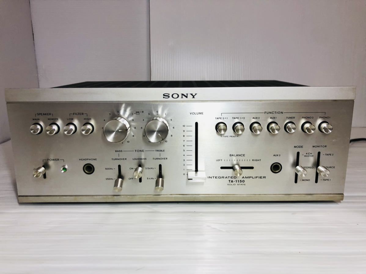 Yahoo!オークション - 最終値下げ！SONY TA-1150 プリメインアンプ 7...