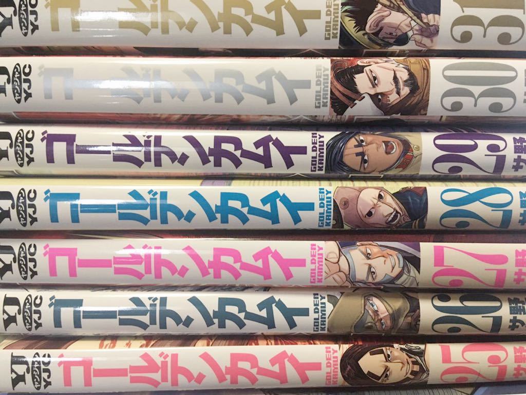 全巻初版 ゴールデンカムイ 非全巻 21~31巻ま 後半巻セット+写真の