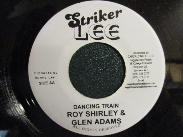 Donny Elbert ： Gather Around 7'' / 45s c/w Roy Shirley & Glen Adams - Dancing Train(( Early Reggae レゲエ )) _画像2