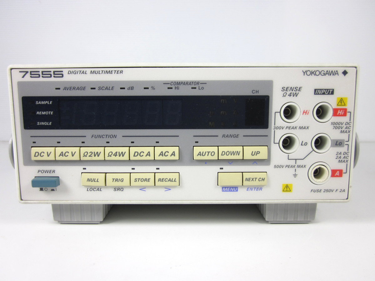 中古】デジタルマルチメーター 7555 横河電機 3m9908 ジャンク品☆送料