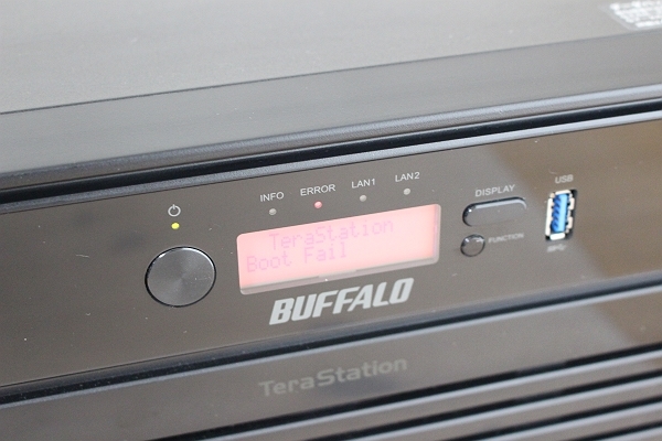 ☆Buffalo TeraStation TS5800DN4808 LAN接続 42TB(6TBx7基) NAS