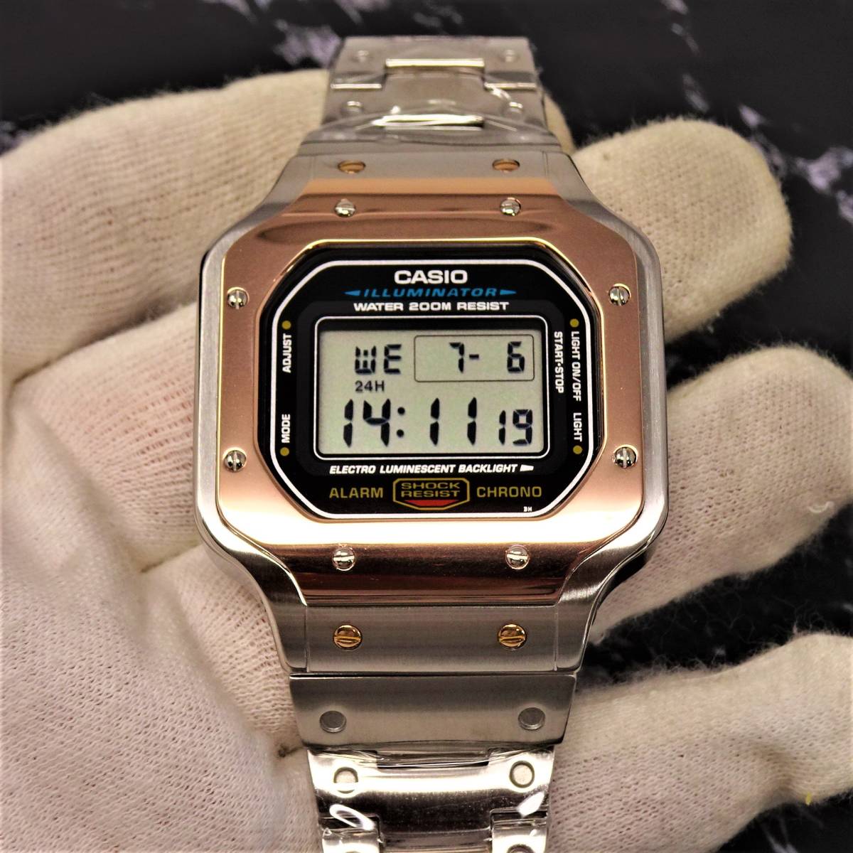 G-SHOCK  5600 メタルカスタム用ベゼルベルトセット　新品未使用