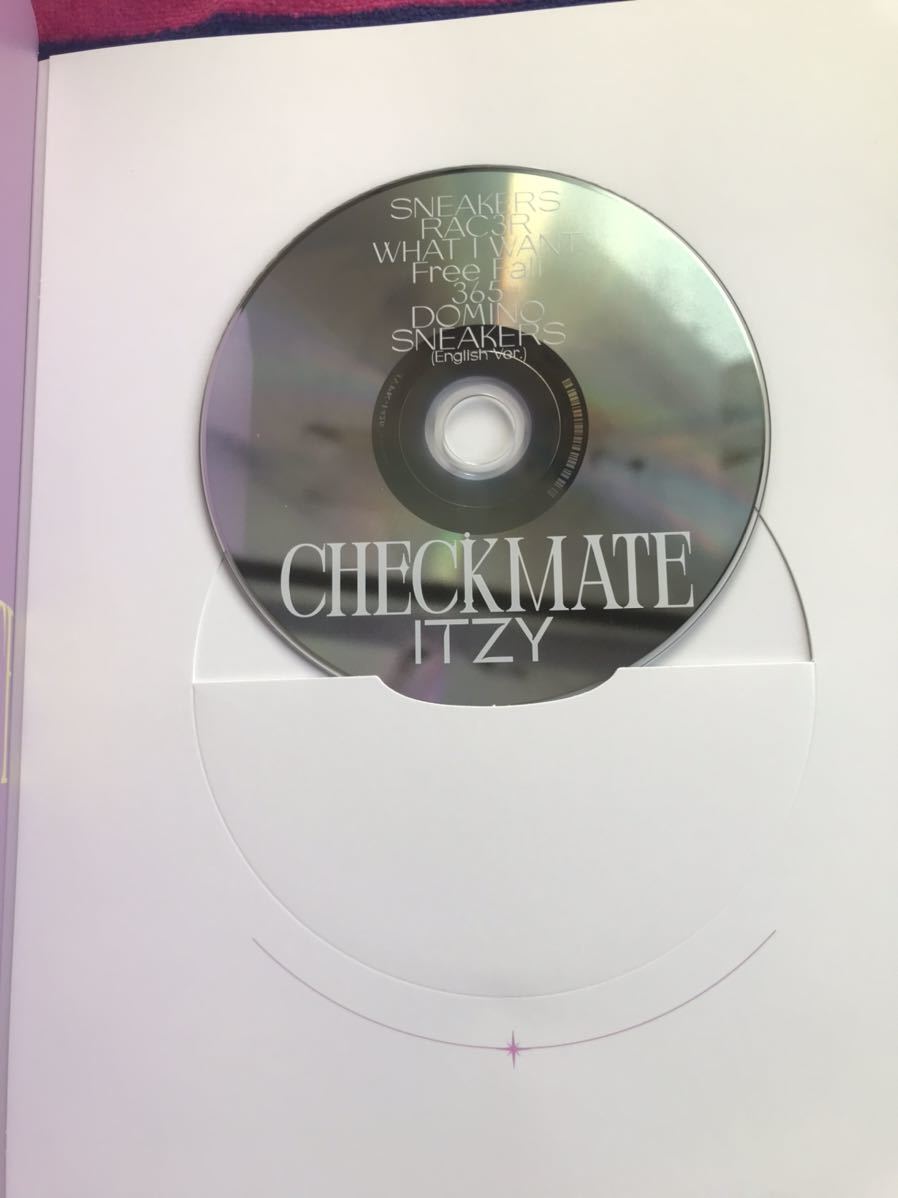 トレカ2枚なし ◆ ITZY 【 CHECKMATE 】 韓国盤CD チェリョンVer 初回特典付 ◆ イッジ イッチ チェックメイト SNEAKERS スニーカーズ_画像4