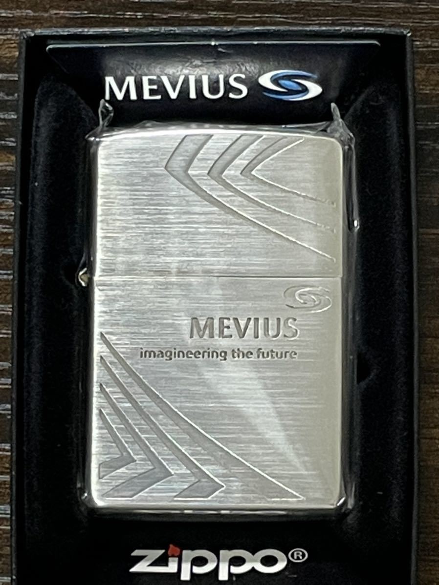 zippo MEVIUS silver 限定品 メビウス 2014年製 当選品 前面刻印 懸賞