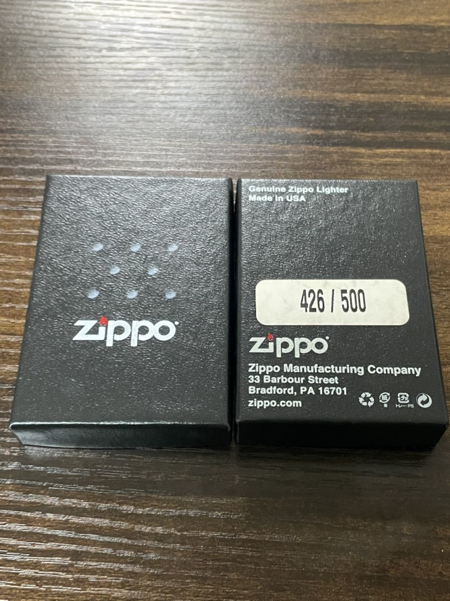 zippo Marlboro GREEN BIG METAL 限定品 マルボロ 2007年製 緑 立体メタル 限定数 500個 デットストック シリアルナンバー NO.426/500