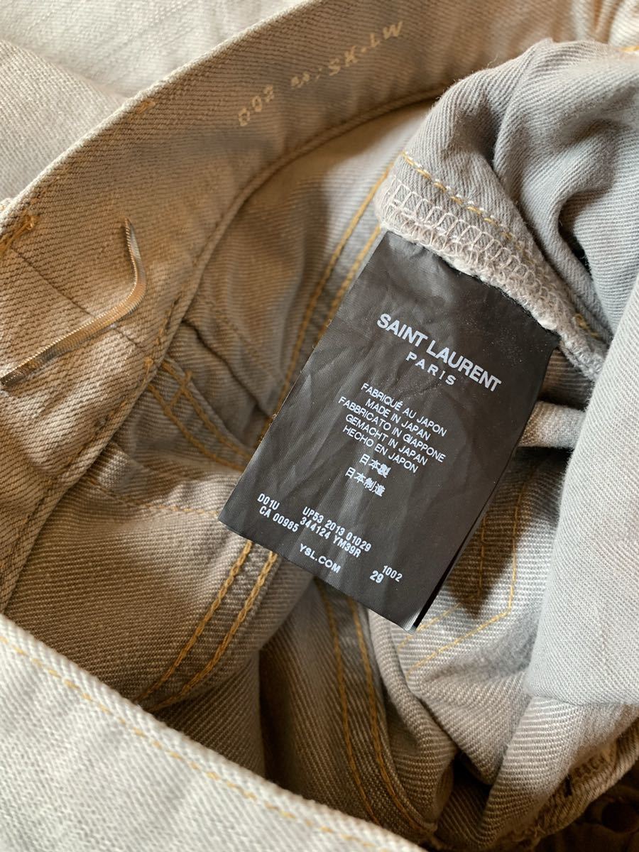 国内正規 14SS Saint Laurent Paris サンローランパリ クラッシュ