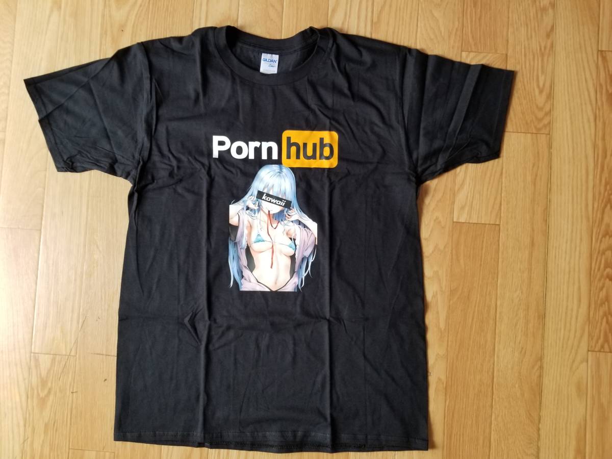 Pornhub ポルノハブ Tシャツ 新品 半袖 Tシャツ_画像2