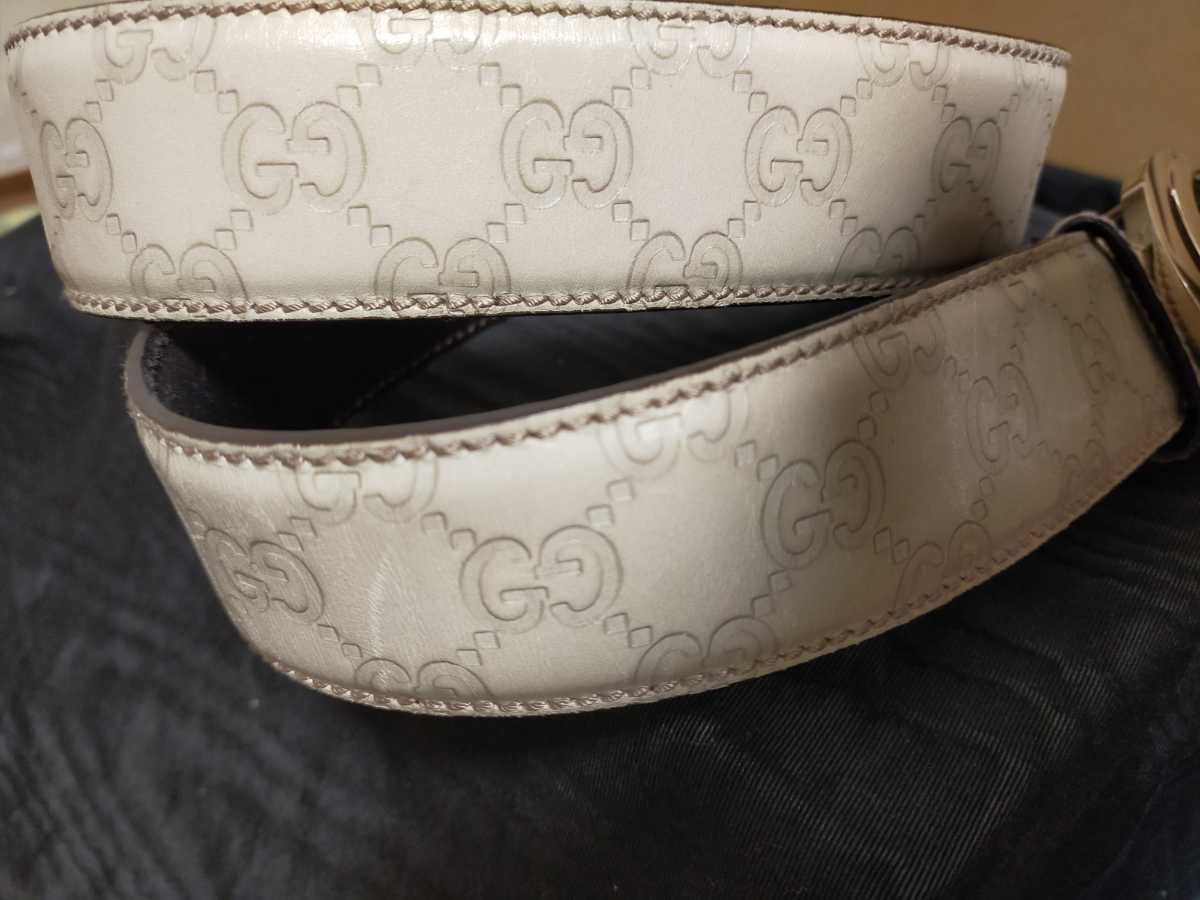 グッチ GUCCI ベルト メンズ レディース シマライン バックル インター