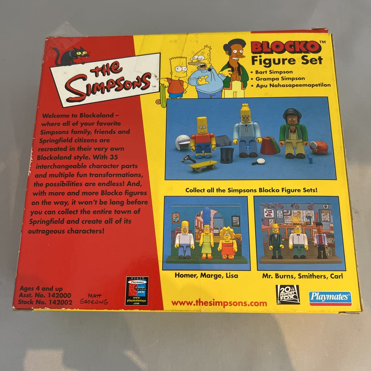 SIMPSONS ビンテージBLOCKO Figure Set_画像2