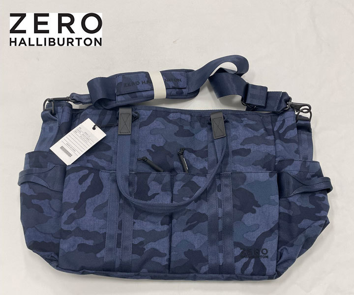 ゼロハリバートン ZERO HALLIBURTON ラージスポーツトート Sport Bags large Sport Tote ネイビーカモ ★送料無料★ zhlargesporttotenc