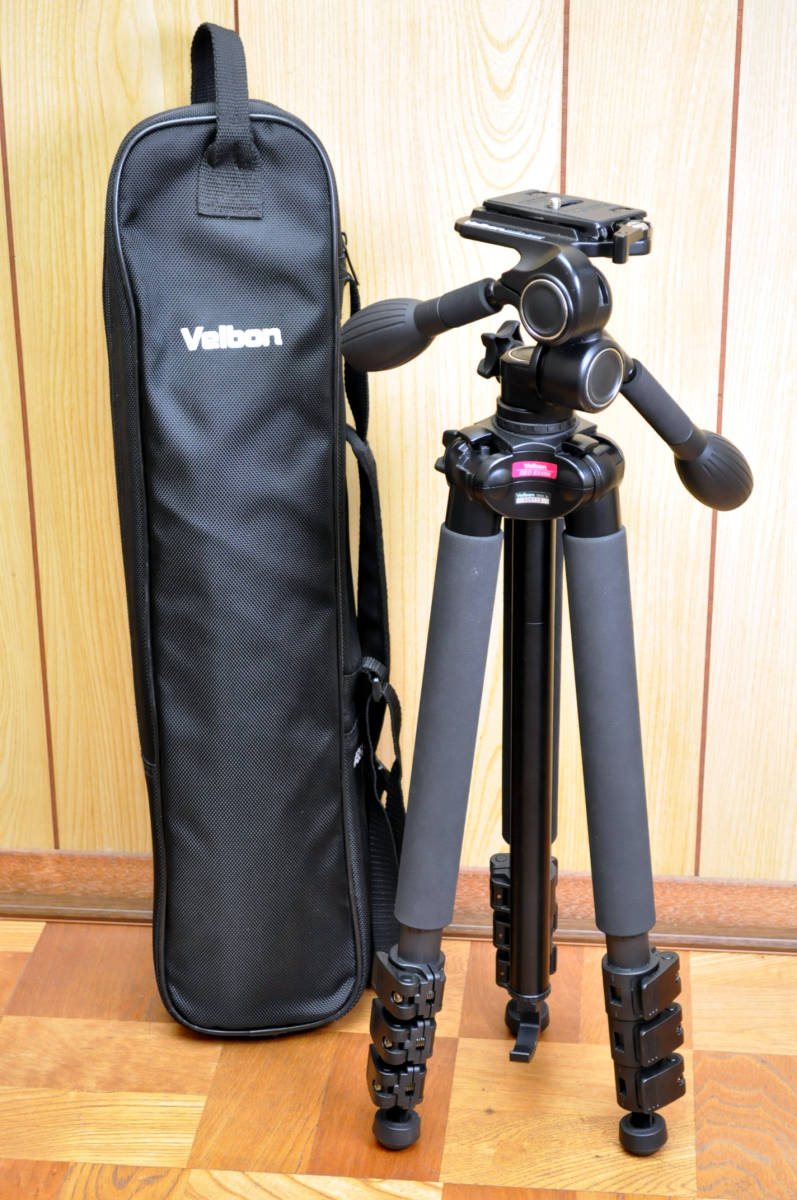 美品! ベルボン ジオ カルマーニュ カーボン三脚 4段 Velbon Geo