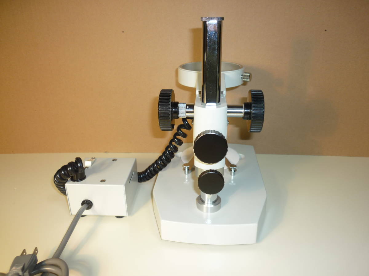顕微鏡スタンド　メイジテクノ製　照明付 美品_画像8