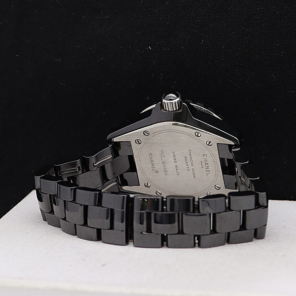 ヤフオク! - 1円 稼働 正規美品【シャネル】QZ J12 黒文字盤 ...