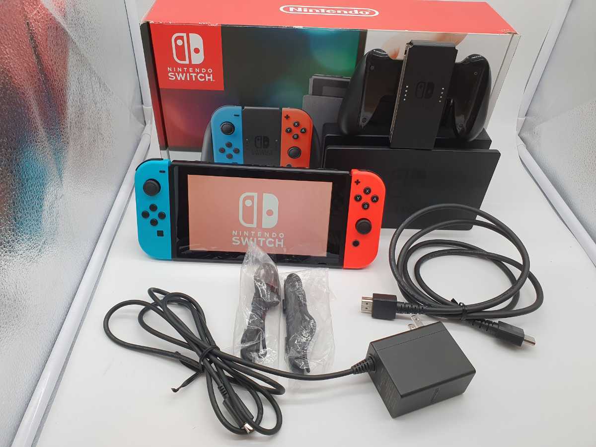 レア 送料込 未対策機 フルセット　任天堂 Nintendo Switch ニンテンドースイッチ本体 ジョイコン　SET