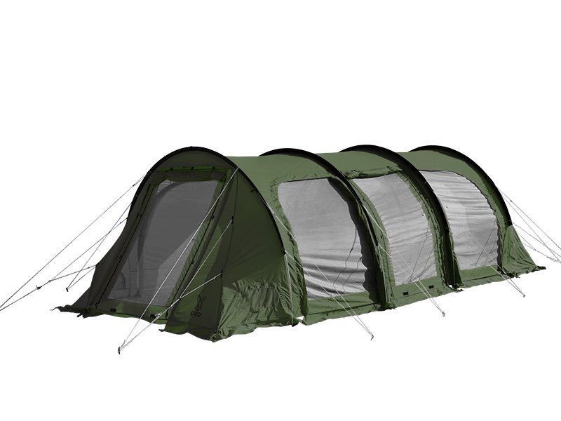 新品 送料無料 DOD カマボコテント3 M カーキ T5-689-KH 2ルーム トンネルテント テント キャンプ 軽量 コンパクト収納_画像3