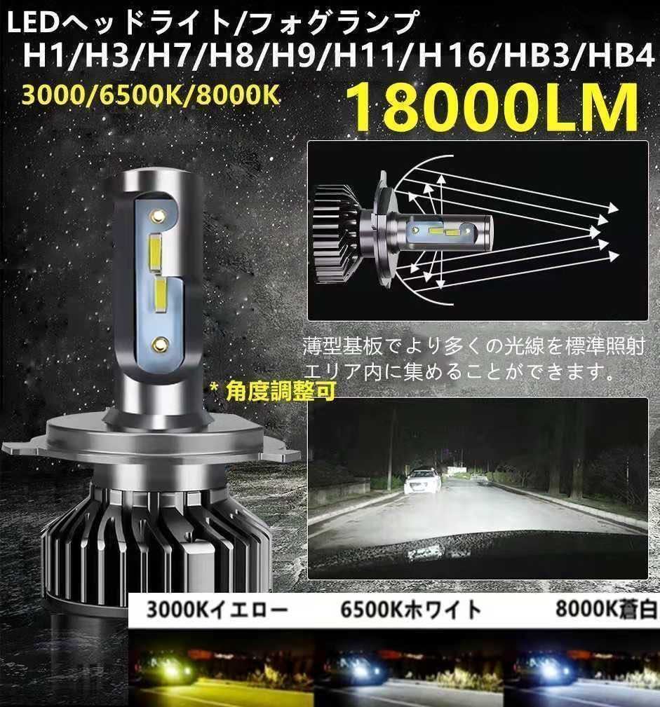 公式サイト H4 LEDヘッドライト 18000LM ハイパワー HIDより明るい 爆光 S ienomat.com.br