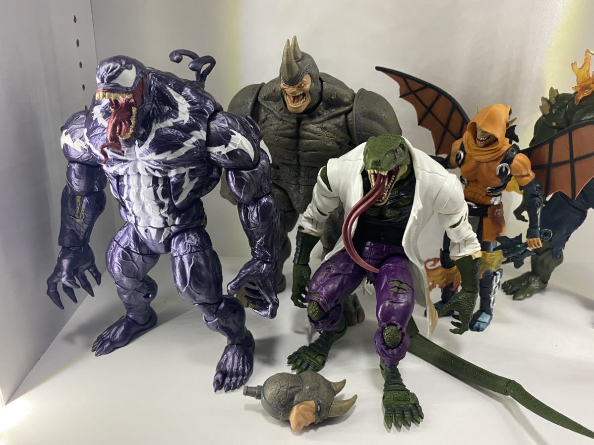 マーベルレジェンド marvel legends スパイダーマン　ヴィラン(モンスターヴェノム等)セット　大量　美品_画像3