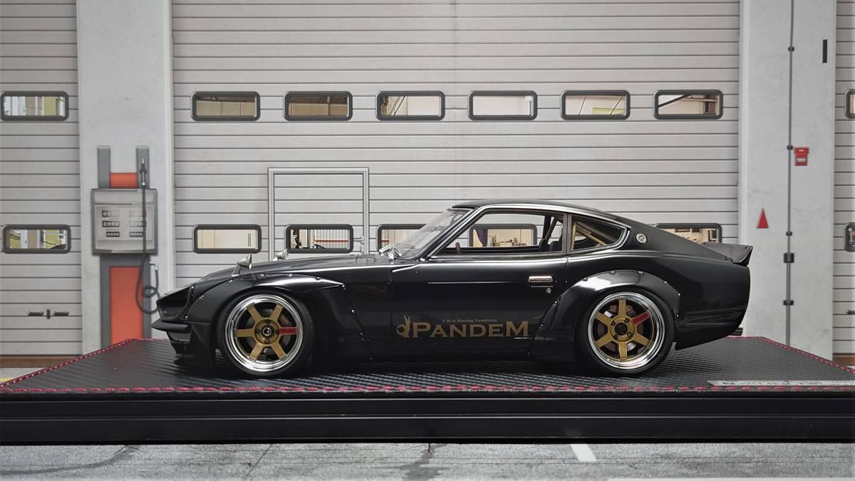 イグニッションモデル : IG1010 1/18 パンデム PAMDEM S30 Z Black
