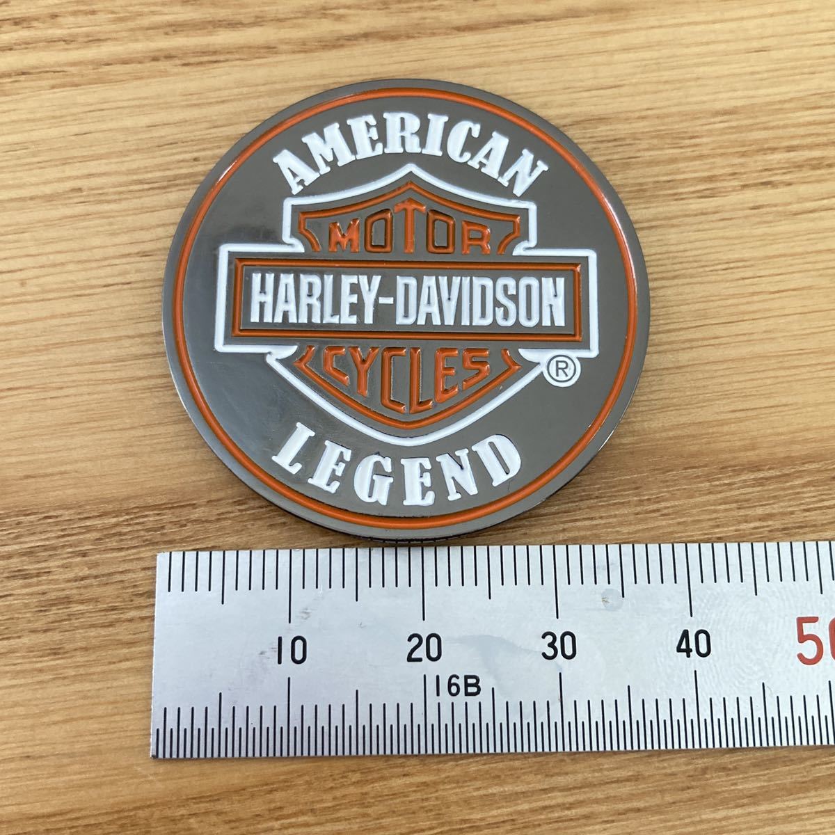 ハーレーダビッドソンのエンブレム 本国流通品 めっき Harley-Davidson