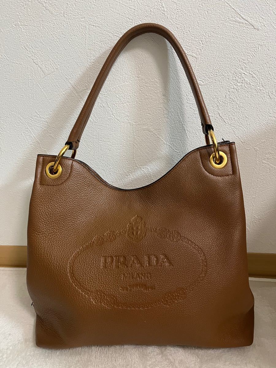 PRADA プラダ バッグ キャメル 正規品｜Yahoo!フリマ（旧PayPayフリマ）