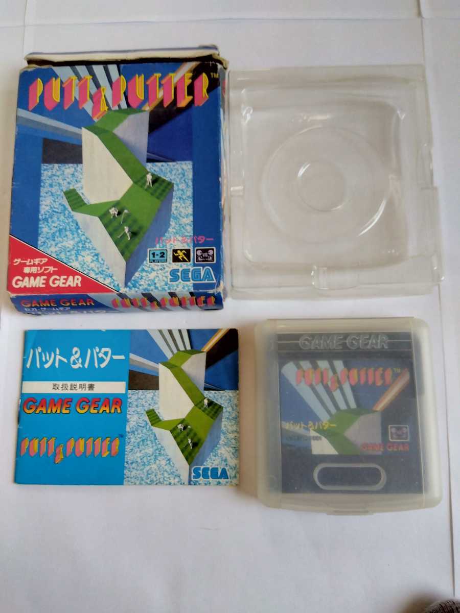 [ secondhand goods ] Game Gear soft pad & putter Sega SEGA Golf instructions that time thing GAMEGEAR retro 